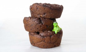 Super Fudgy Avocado Chocolate Chip Muffins (Vgn)