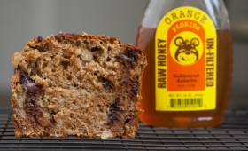 Orange Blossom Honey Banana Bread