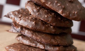 Chocolate Black Bean Quinoa Oblongs
