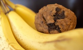 Banana Nut Butter Muffins (Vgn option, Dairy-free, Oil-free, Refined Sugar free)